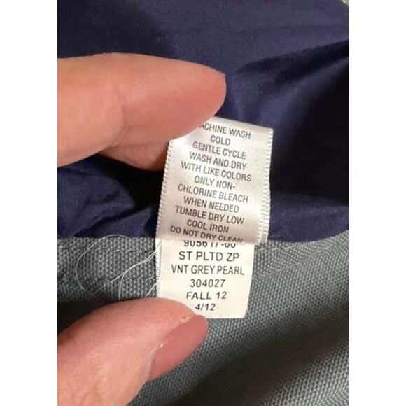 Vintage 90's Banana Republic Bomber Jacket Men’s Small Grey - Picture 9 of 9